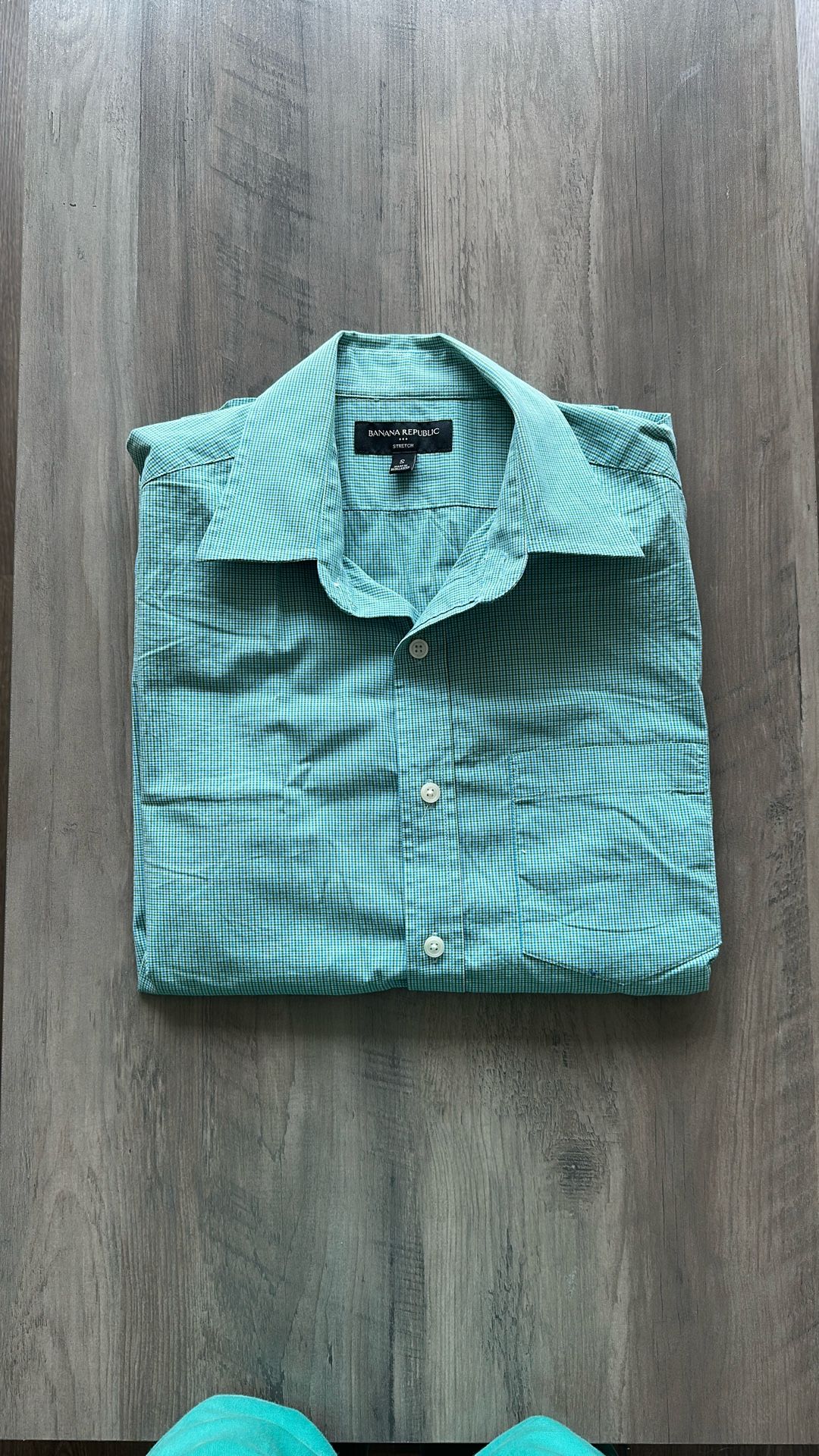 Banana Republic button up short sleeve dress shirt