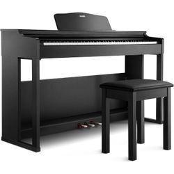 Donner Digital Piano 88 Key Weighted, DDP-100S Graded Hammer-Action Piano Keyboard for Beginner Professional