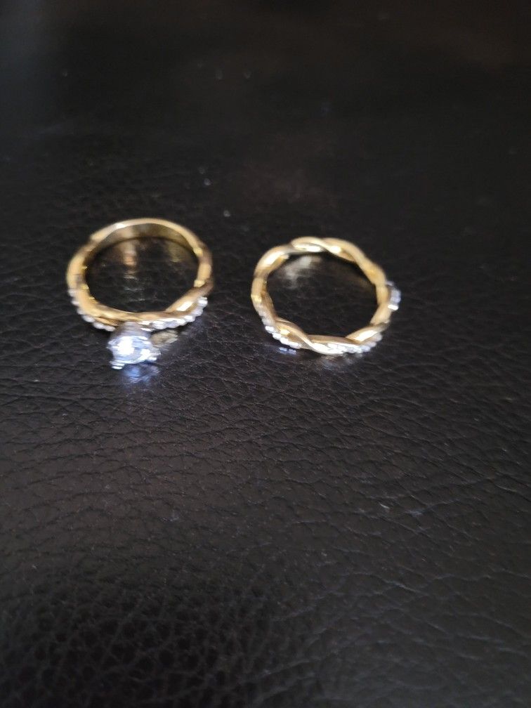 14K Gold Rope Ring Wedding &Engagement  
