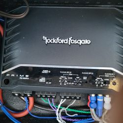12" Rockford Fosgate Subwoofer And 2 Amplifer  Set