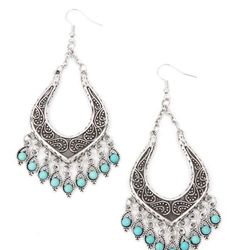 Paparazzi Turquoise Earrings