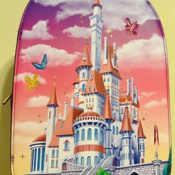 Disney Loungefly Beauty and the Beast duel Mini back pack