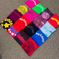 Sp5der Hoodies $80-$120