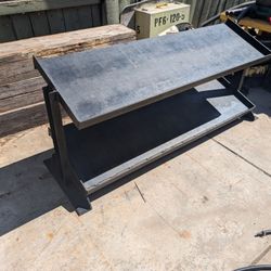 Extremely Thick Industrial Iron Dumbbell Rack 