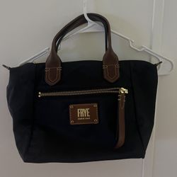Frye Navy Nylon Handbag Tote 