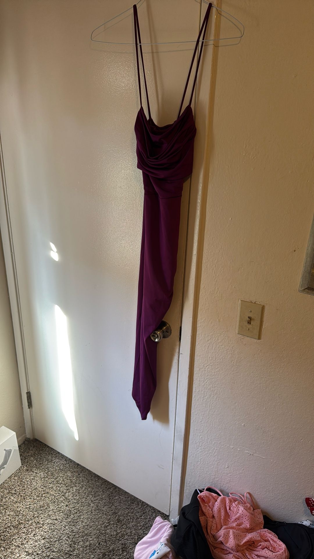 Small Purple Slit Dress
