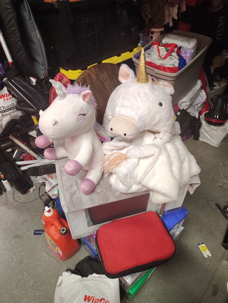 A Unicorn Soft Hoodie Blanket