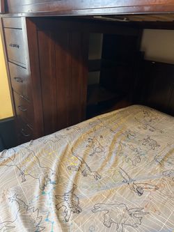 Twin Loft Bed with Desk and Dresser