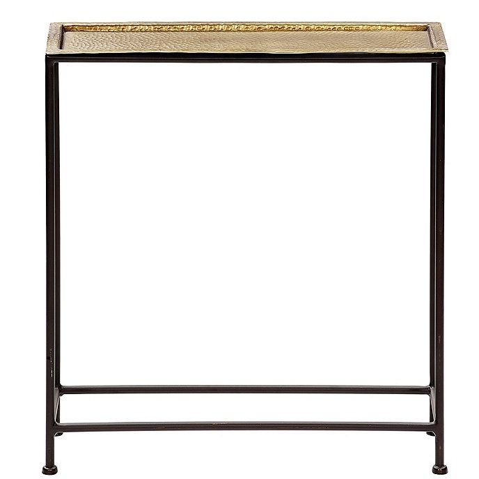 Ballard Designs Zoe Side Table Brass