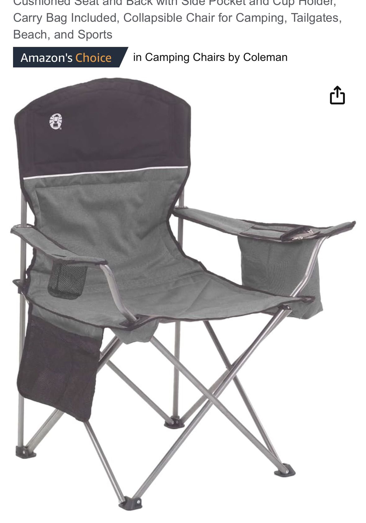 Coleman Camping Chair grey