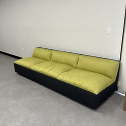 Chartreuse & Grey Couch