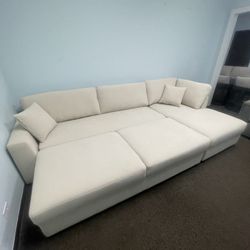 Thomasville Camlin Convertible Sleeper Sectional with Chaise