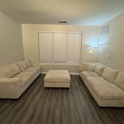 Thomasville Artesia sectional with ottoman (Costco) – $850