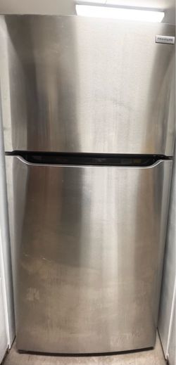 Frigidaire 18.3 Cu. Ft. Stainless Steel Refrigerator Clean  Condition fully working