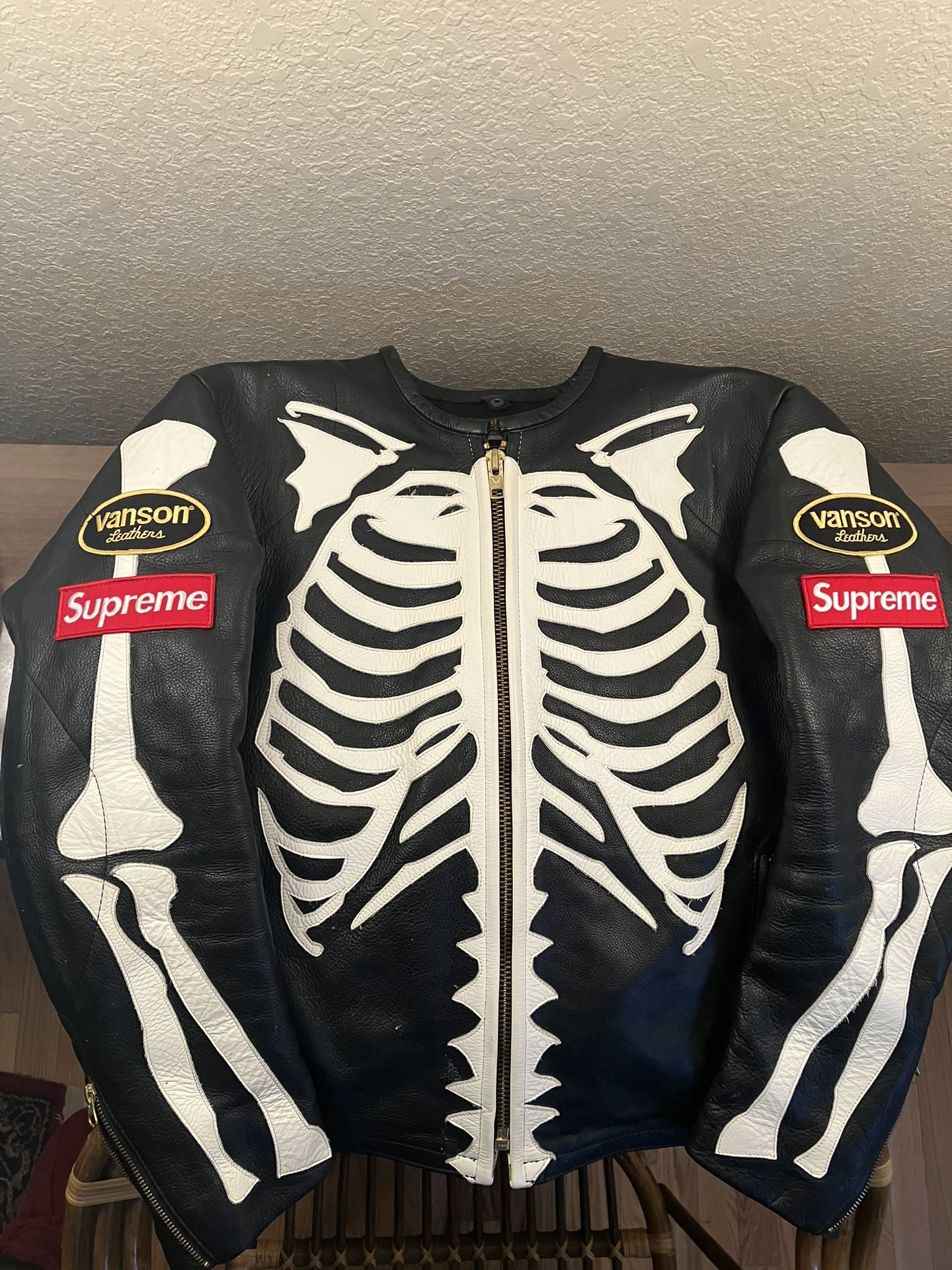 Supreme X Vanson Bones Jacket Xl
