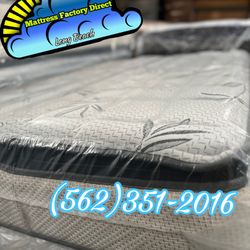 Serenity Twin Mattress And Box Set New Pillowtop Cama 