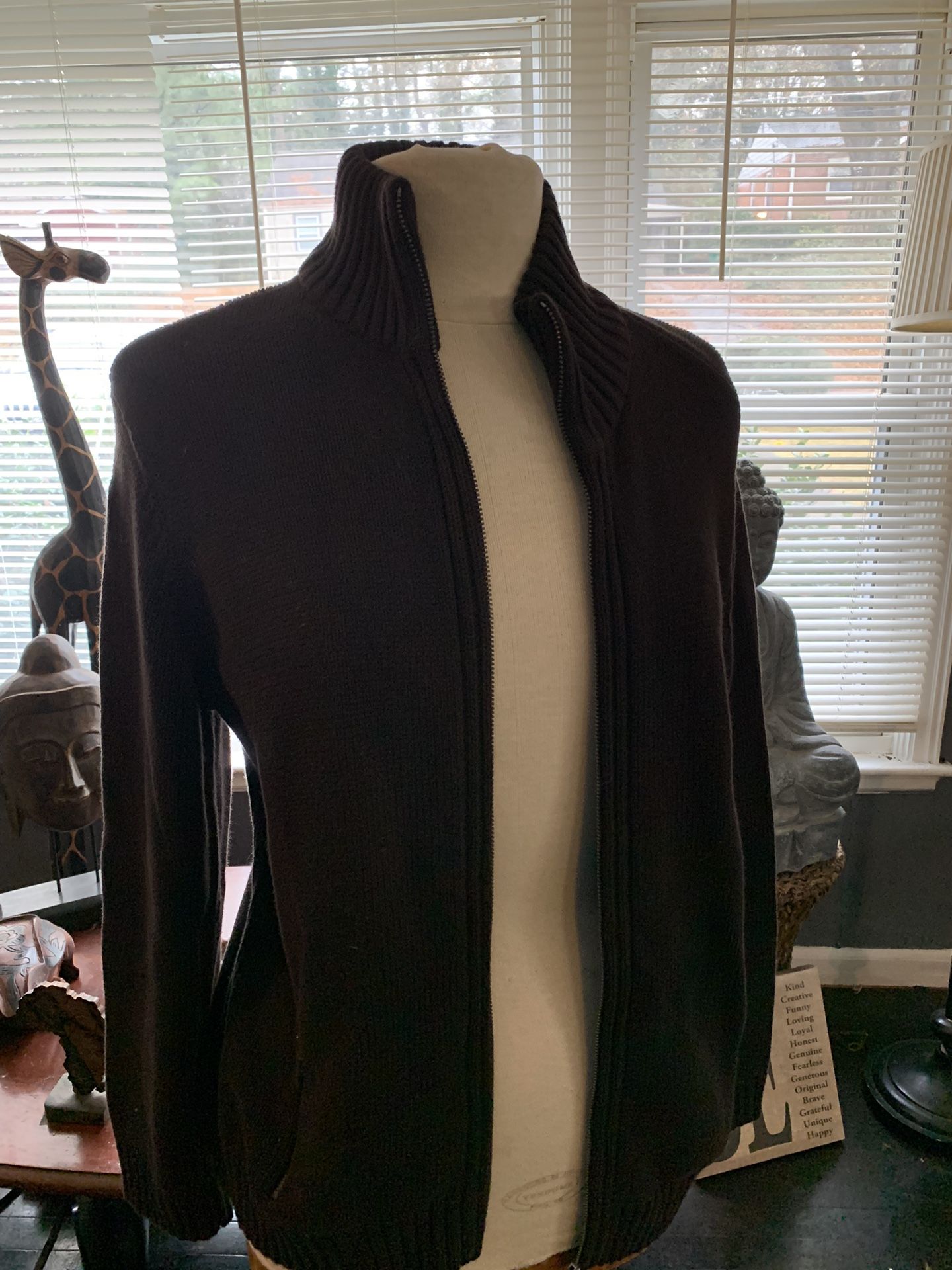 Ralph Lauren Zip Cardigan XL
