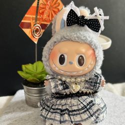 New Labubu Skullpanda dress doll outfit, 3 pcs set , doll sold separately 