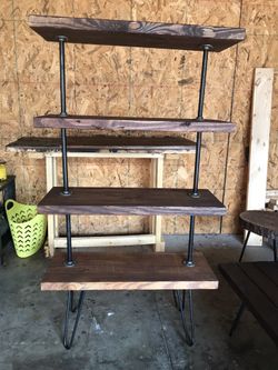 Rustic bookshelf