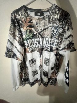 Camo Double-layer graphic sweatshirt