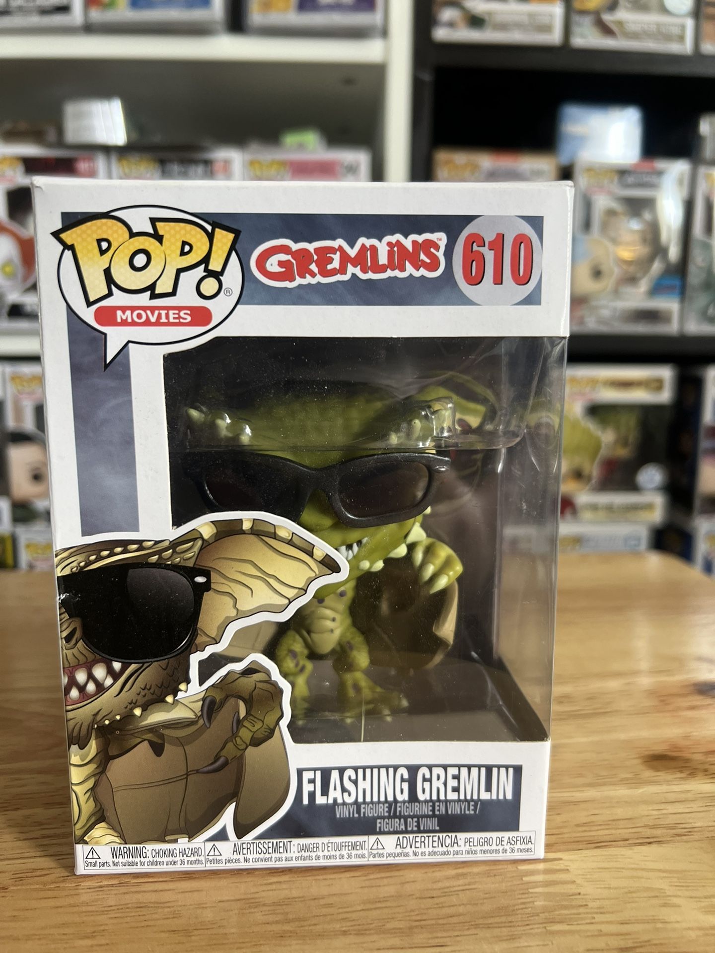 Flashing Gremlin (Stripe) Funko Pop #610 Movies Horror Vinyl Figurine Figure Toy