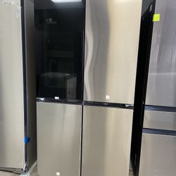 Samsung Bespoke 4 Door Flex Refrigerator With Beverage Zone 