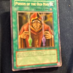 YUGIOH POISON OF THE OLD MAN COMMON MFC-033