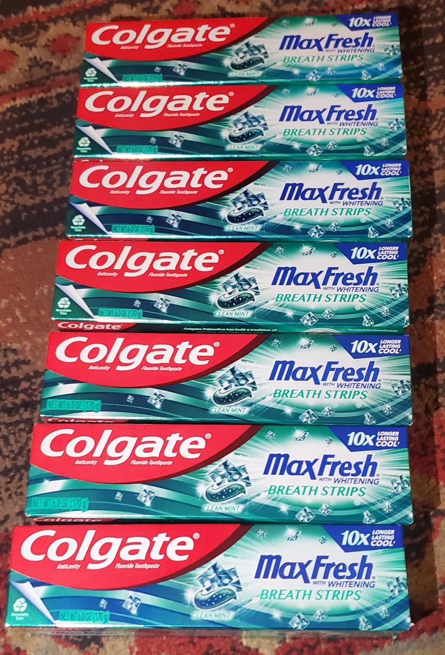 Colgamax Fresh Clean Mint Toothpaste Bundle 