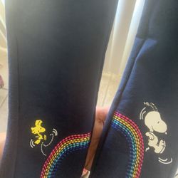 Snoopy Sweat Pants - Kids Size 8 