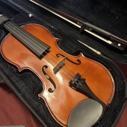 3/4 Length Violin With New Bow