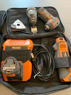 RIDGID 12v JOBMAX AND DRILL