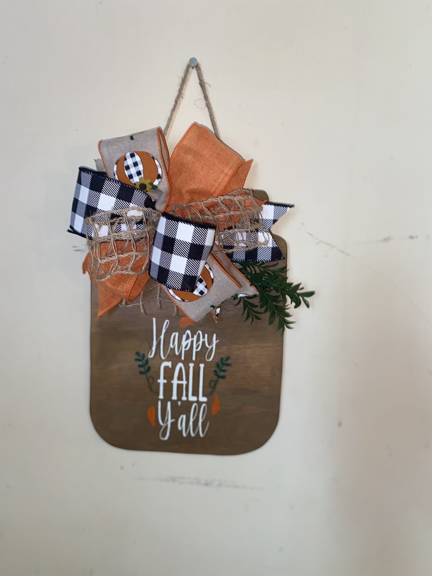 Happy Fall Yall Sign