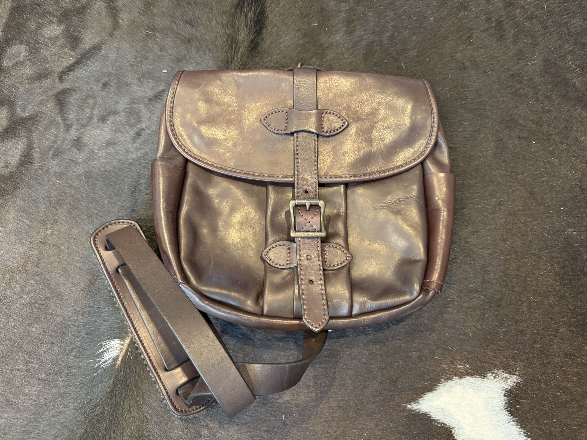 Rare Filson All Leather Small Field Bag Collectors Edition