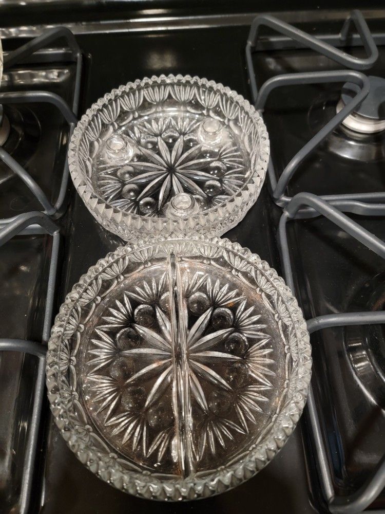 Vintage Princess House Crystal Dishes Bowls