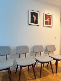 Set of 4 Castlery Lily Dining Chairs