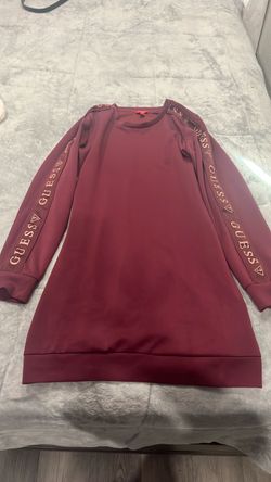 Vestido de manga larga marca de la Guess