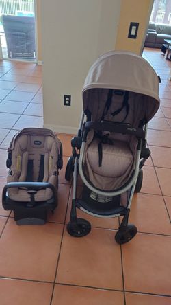 Evenflo Modular Travel System With Litemax Infant Car Seat With Antirebound Bar