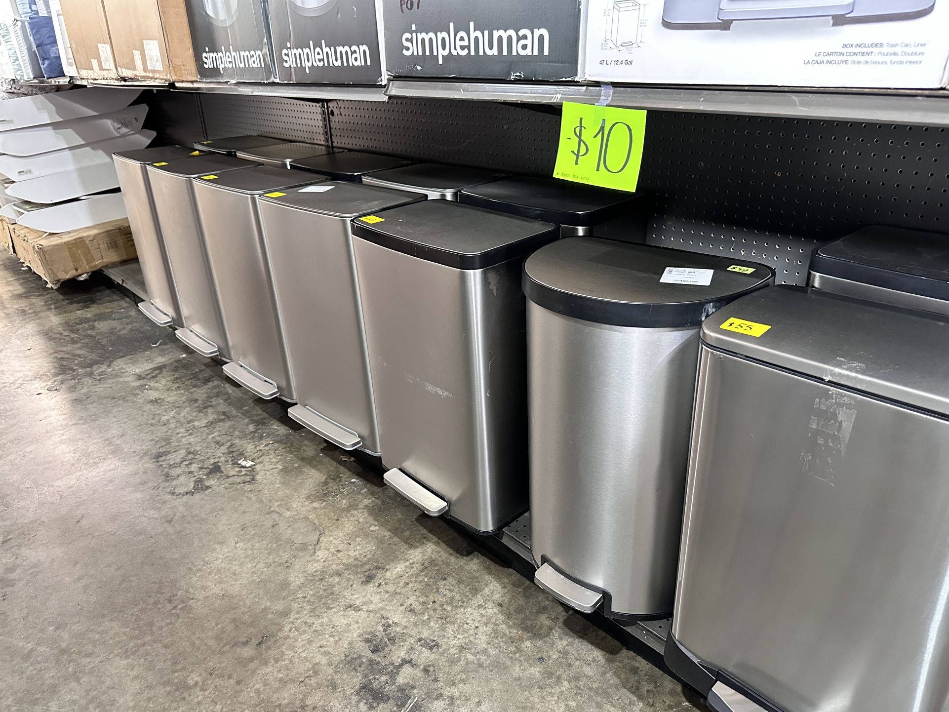 Kohler Stainless Steel Step Trash Cans