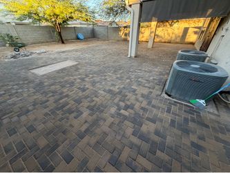 Pavers turf gravel