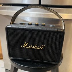 Marshall Kilburn II Portable Bluetooth Speaker – Premium Stereo Sound | 20+ Hour Battery | Vintage Marshall Design 