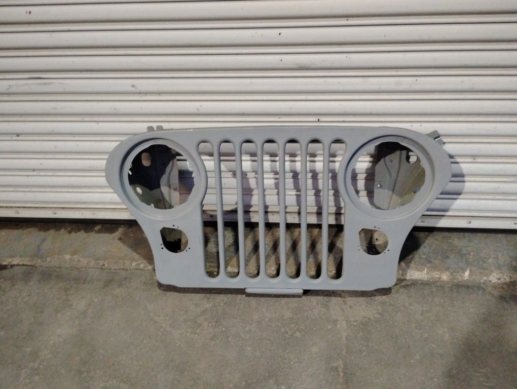 1(contact info removed) JEEP CJ5 CJ7 FACTORY ORIGINAL GRILLE EXC SHAPE PRIMED READY FOR COLOR