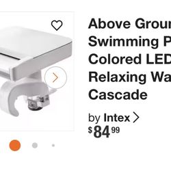Intex  3 Colored LED Relaxing Waterfall Cascade