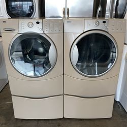 KENMORE ELITE XL CAPACITY WASHER DRYER ELECTRIC SET 