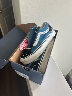 Pearlized Vans Blue/ Marshmallow