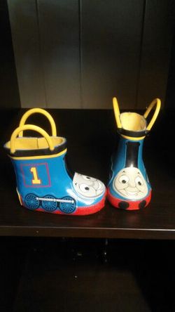 Thomas the train rain boots