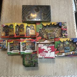 Pokémon Sealed Collection Lot – ETB, Premium Boxes, Tins & Promos