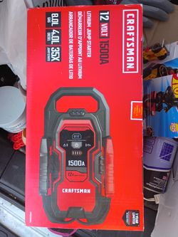 Craftsman 1500A Lithium Jump Starter