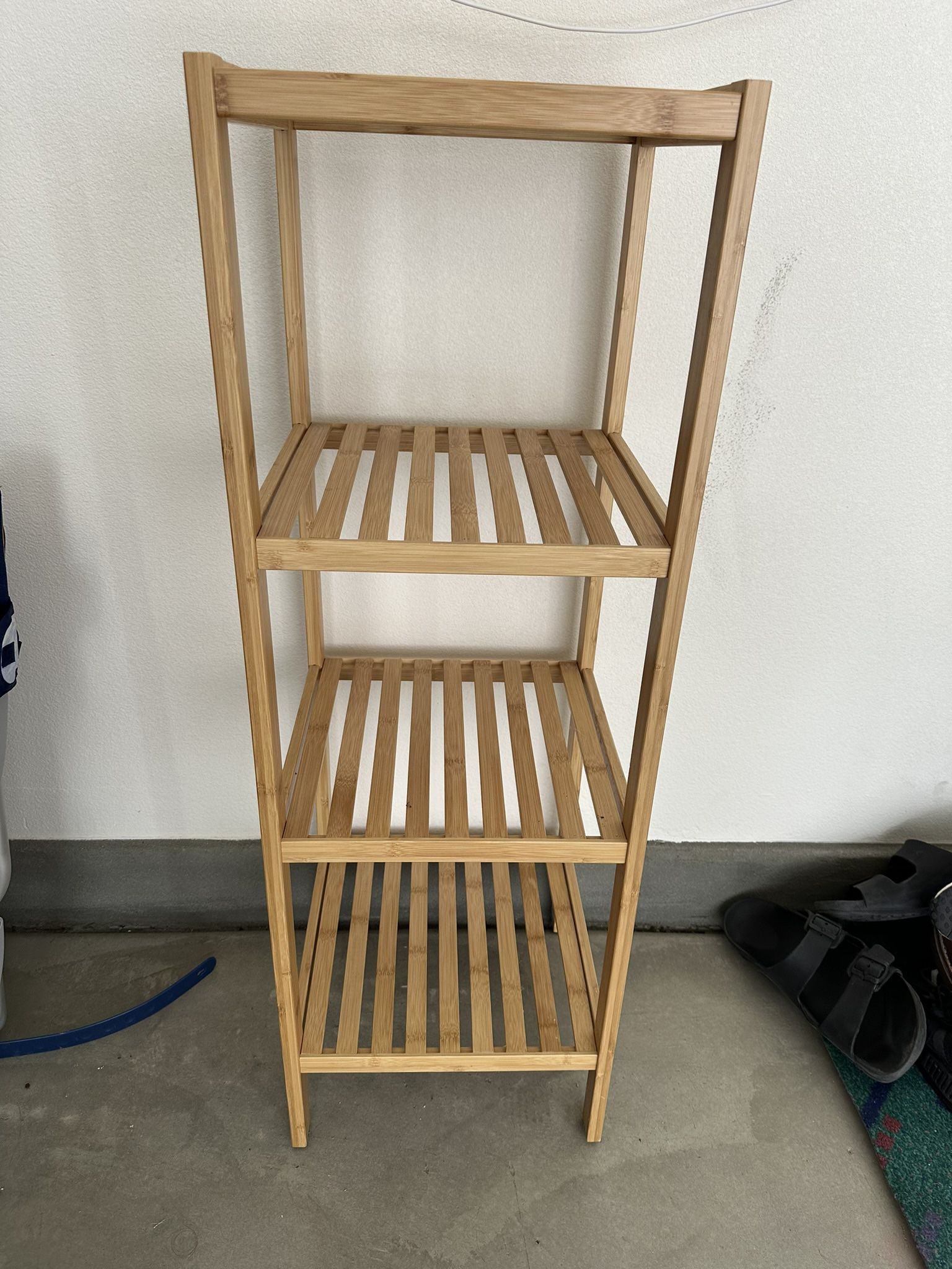 4-Tier Bamboo Shelf