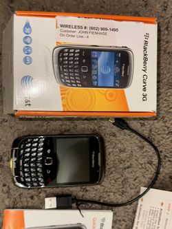 BlackBerry Curve, Charger, Box And Startup Kit  - Make An Offer