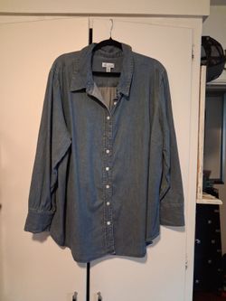 Ladies denim shirt Size 2X